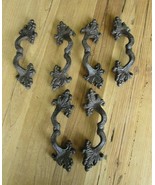 6 Cast Iron Antique Victorian Style Drawer Pull Barn Handle Door Handles... - €21,70 EUR