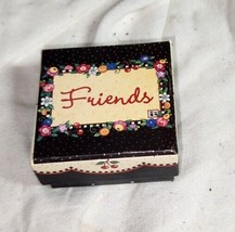 VTG Mini Trinket Box Mary Engelbreit Friends 1605ME 2.75&quot; Square Cute Jewelry - £7.82 GBP