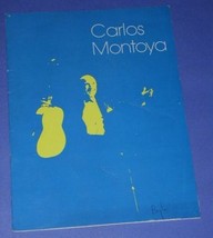 CARLOS MONTOYA CONCERT TOUR PROGRAM VINTAGE 1979 - £31.38 GBP