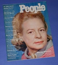 Martha Mitchell People Weekly Magazine Vintage 1974 - £66.76 GBP