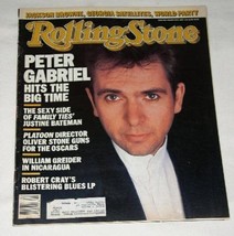 PETER GABRIEL VINTAGE ROLLING STONE MAGAZINE 1987 - £19.65 GBP