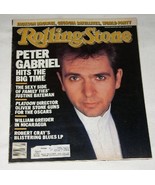 PETER GABRIEL VINTAGE ROLLING STONE MAGAZINE 1987 - $33.89 CAD
