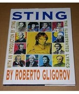 Sting The Illustrated Lyrics Hardbound Book 1991 - £19.54 GBP