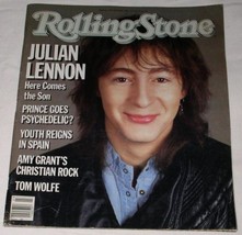 JULIAN LENNON VINTAGE ROLLING STONE MAGAZINE 1985 - £19.65 GBP
