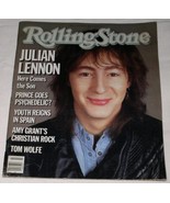 JULIAN LENNON VINTAGE ROLLING STONE MAGAZINE 1985 - £20.02 GBP