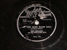 Ben Pollack Pick A Rib Boys At The Jazz Band Ball 78 Rpm Record Vintage Jazz - £31.38 GBP