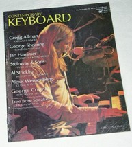 Gregg Allman Vintage Contemporary Keyboard Mag. 1976 - £31.86 GBP