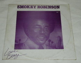 SMOKEY ROBINSON VINTAGE IMPORT ALBUM LP ORIGIN UNKNOWN - $39.99