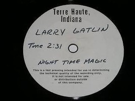 Larry Gatlin Night Time Magic Test Pressing Vintage One Sided, Rare - £31.59 GBP