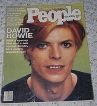 David Bowie People Weekly Magazine Vintage 1976 - £31.31 GBP