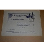 St. Lawrence Sketches Bells Of St. Anne De Beaupre Sheet Music Vintage 1921 - $32.91 CAD