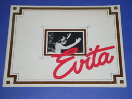 EVITA THEATRE PROGRAM VINTAGE 1979 LONI ACKERMAN - $24.99