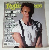 STING THE POLICE ROLLING STONE MAGAZINE VINTAGE 1985 - £19.65 GBP