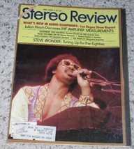 Stevie Wonder Stereo Review Magazine Vintage 1980 - $34.99