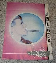 David Bowie Calendar Vintage 1983 UK Spiral Bound - $84.99