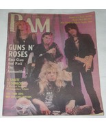 GUNS N&#39; ROSES BAM MAGAZINE VINTAGE 1987 AXEL ROSE - $40.83 CAD