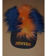 Denver Broncos Cap Fuzzy Hair Baden Officially Licensed - £19.57 GBP