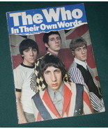 THE WHO DALTREY TOWNSEND VINTAGE SOFTBOUND BOOK 1979 UK - $39.99