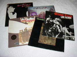 Rock Pop Record Album Lot Of 5 Vintage 1970&#39;s Lps - £63.92 GBP