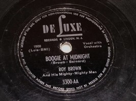 Roy Brown Mighty Men Blues Got Me Again 78 rpm vintage Deluxe Records - £67.93 GBP