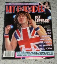 Def Leppard Hit Parader Magazine Vintage 1984 - £23.42 GBP