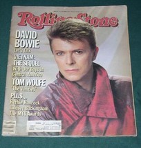 DAVID BOWIE VINTAGE ROLLING STONE MAGAZINE 1984 - $39.99