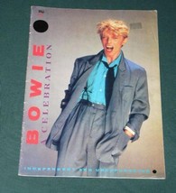 DAVID BOWIE VINTAGE UK BOOK BOWIE A CELEBRATION 1983 - £51.95 GBP