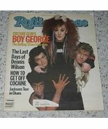 Boy George Rolling Stone Magazine 1984 Culture Club - $34.28 CAD