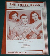 The Browns Sheet Music Vintage 1948 Jim Ed Brown - £18.78 GBP