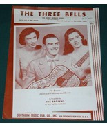 THE BROWNS SHEET MUSIC VINTAGE 1948 JIM ED BROWN - $32.91 CAD