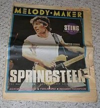 Bruce Springsteen Melody Maker Newspaper Vintage 1985 - $39.99