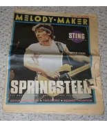 Bruce Springsteen Melody Maker Newspaper Vintage 1985 - $749.64 MXN