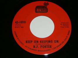 N.F. Porter Keep On Keeping On 45 Rpm Record Vintage Lizard Label - £94.35 GBP