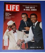 SAMMY DAVIS JR. BELAFONTE POITIER LIFE MAGAZINE 1966 - £19.65 GBP