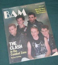 THE CLASH BAM MAGAZINE VINTAGE1984 - $29.99