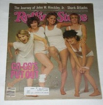 GO GO&#39;S ROLLING STONE MAGAZINE VINTAGE 1982 - £19.65 GBP