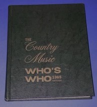 COUNTRY WHO&#39;S WHO HARDBOUND BOOK VINTAGE 1965 - $64.99
