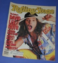 DAVID LEE ROTH ROLLING STONE MAGAZINE VINTAGE 1985 - £19.95 GBP