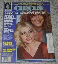 Blondie Robert Plant Circus Magazine Vintage 1980 - £23.42 GBP