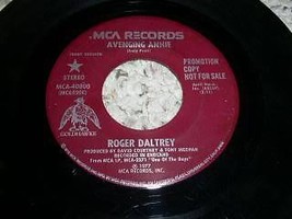 Roger Daltrey Promotional 45 Rpm Phonograph Record - $24.99