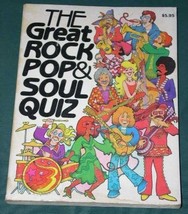 The Great Rock Pop &amp; Soul Quiz Softbound Book 1980 - £31.23 GBP