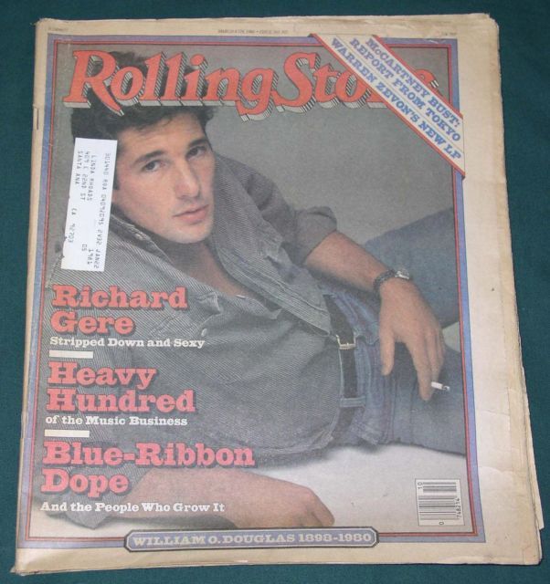 RICHARD GERE MAGAZINE VINTAGE 1980 ROLLING STONE - $24.99