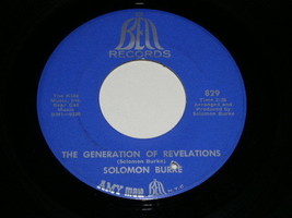 Solomon Burke Generation Of Revelations I&#39;m Gonna Stay 45 Rpm Record Bell Label - £19.92 GBP