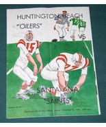 SANTA ANA HIGH SCHOOL HUNTINGTON BEACH 1967 PROGRAM - £19.70 GBP