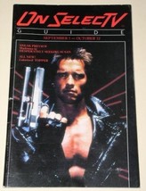 ON SELECT TV PROGRAM GUIDE 1985 ARNOLD SWARTZENEGGER - $39.99