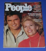 BURT REYNOLDS DINAH SHORE PEOPLE WEEKLY MAGAZINE 1974 - $474.98 MXN