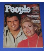 BURT REYNOLDS DINAH SHORE PEOPLE WEEKLY MAGAZINE 1974 - $474.98 MXN