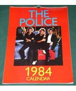 THE POLICE VINTAGE 1984 CALENDAR UK - £31.28 GBP