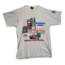 Single Stitch 1988 Winston NHRA Drag Racing US Nationals SZ Med T-Shirt - $34.60