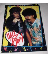HALL &amp; OATES CONCERT PROGRAM VINTAGE 1985 - $753.73 MXN